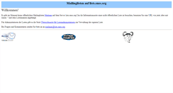Desktop Screenshot of lists.enes.org