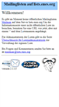 Mobile Screenshot of lists.enes.org
