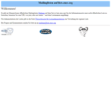Tablet Screenshot of lists.enes.org